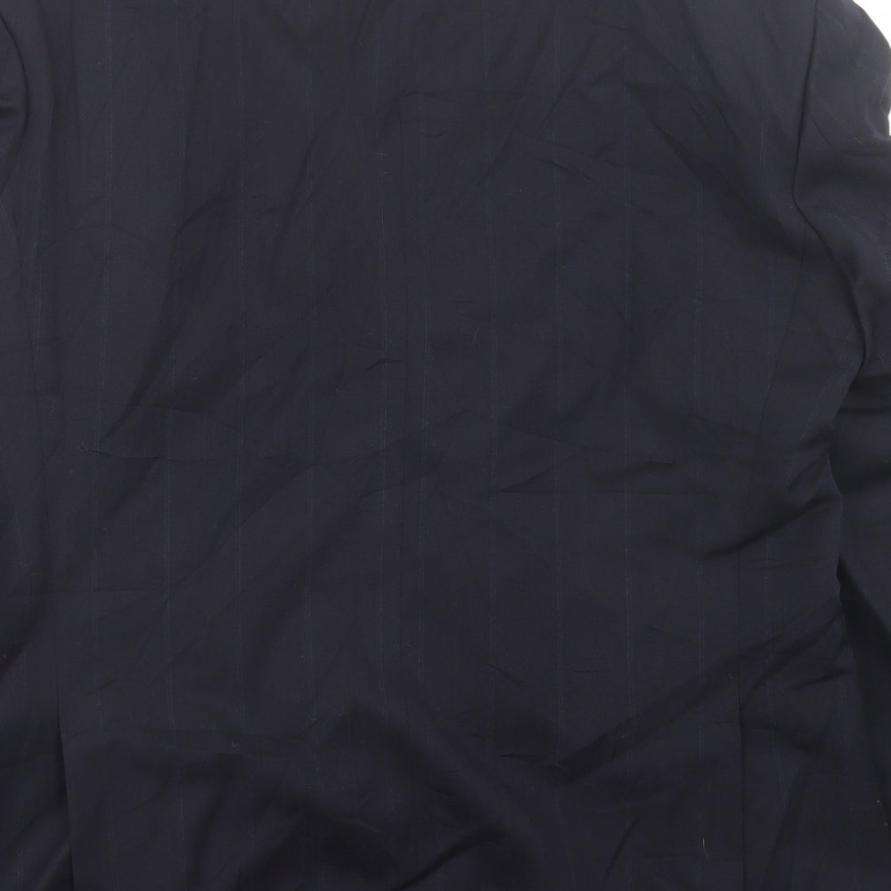 Mens UK Size 40 Marks and Spencer Regular Blue Suit Jacket