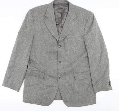 Mens UK Size 42 ROY ROBSON Regular Grey Suit Jacket