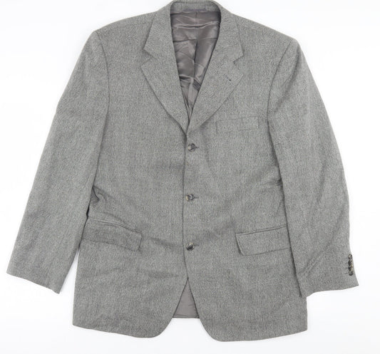Mens UK Size 42 ROY ROBSON Regular Grey Suit Jacket