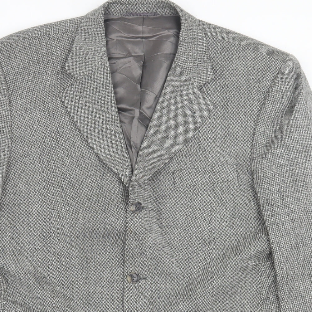 Mens UK Size 42 ROY ROBSON Regular Grey Suit Jacket