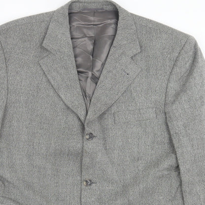 Mens UK Size 42 ROY ROBSON Regular Grey Suit Jacket