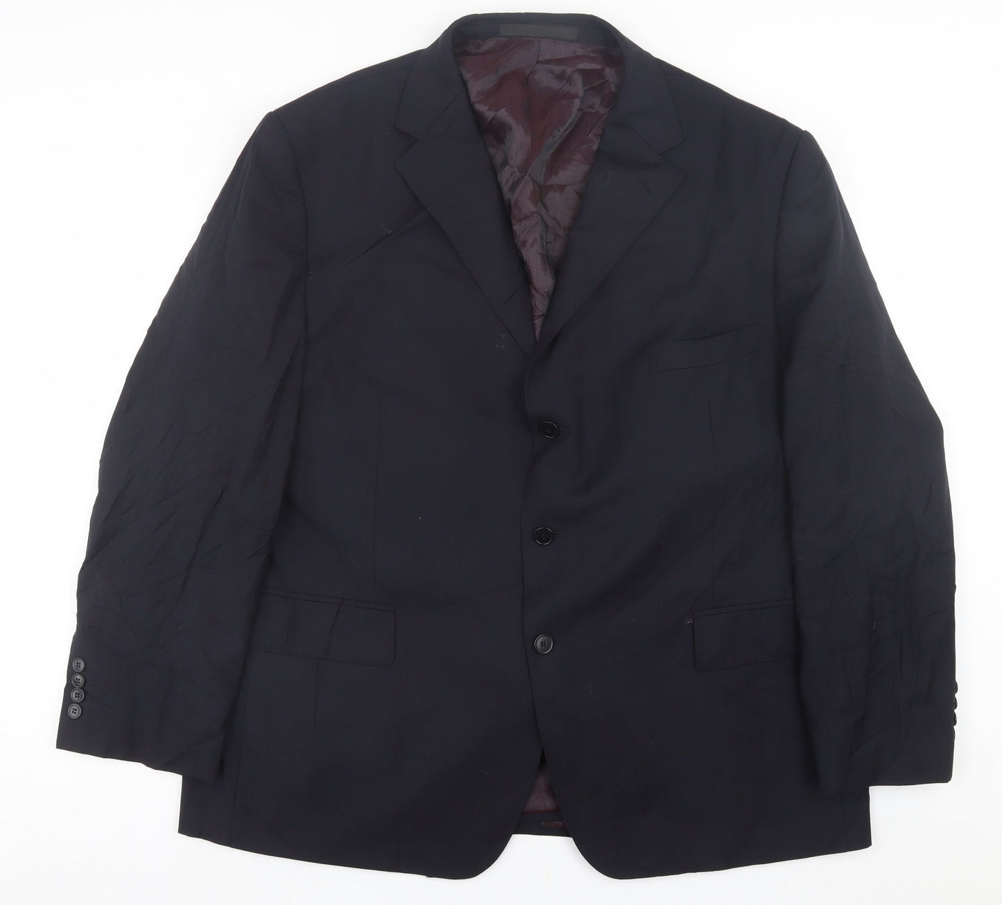 Mens UK Size 48 Marks and Spencer Regular Blue Suit