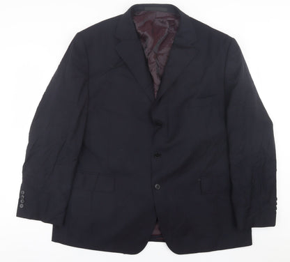 Mens UK Size 48 Marks and Spencer Regular Blue Suit