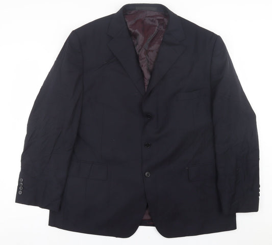 Mens UK Size 48 Marks and Spencer Regular Blue Suit