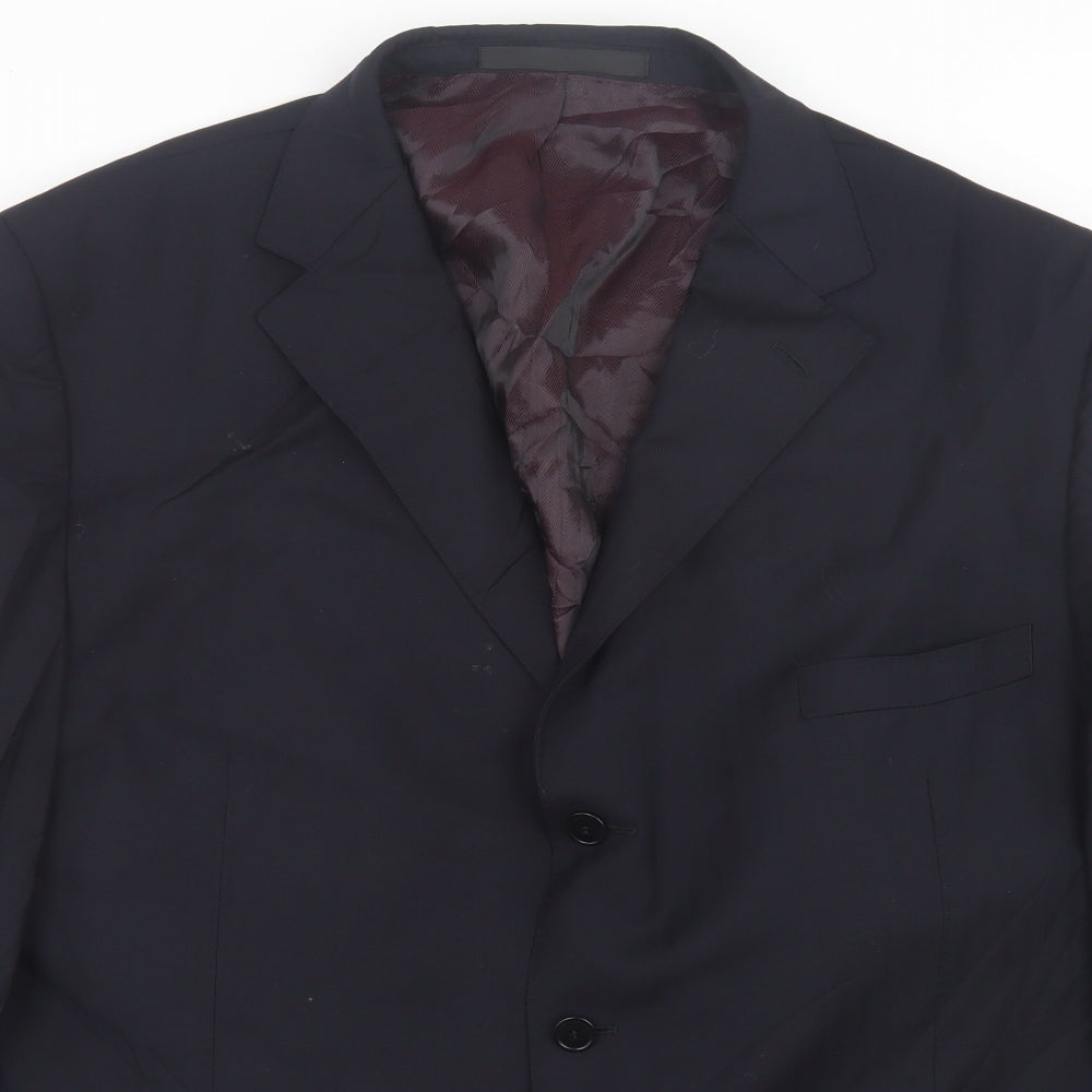 Mens UK Size 48 Marks and Spencer Regular Blue Suit