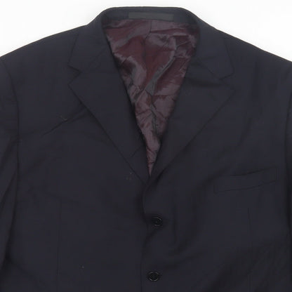 Mens UK Size 48 Marks and Spencer Regular Blue Suit