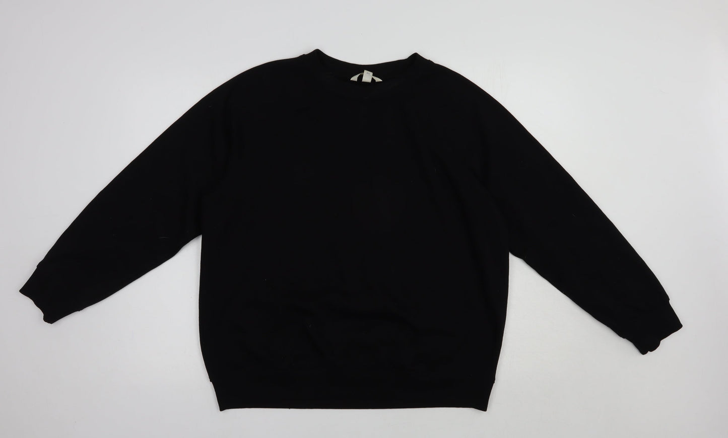 Mens UK Size S H&M Black Pullover Sweatshirt
