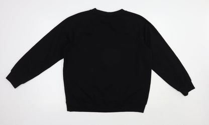 Mens UK Size S H&M Black Pullover Sweatshirt