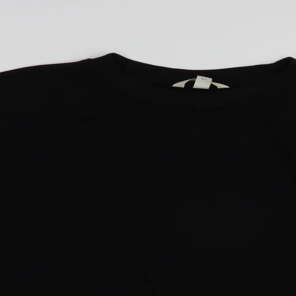 Mens UK Size S H&M Black Pullover Sweatshirt