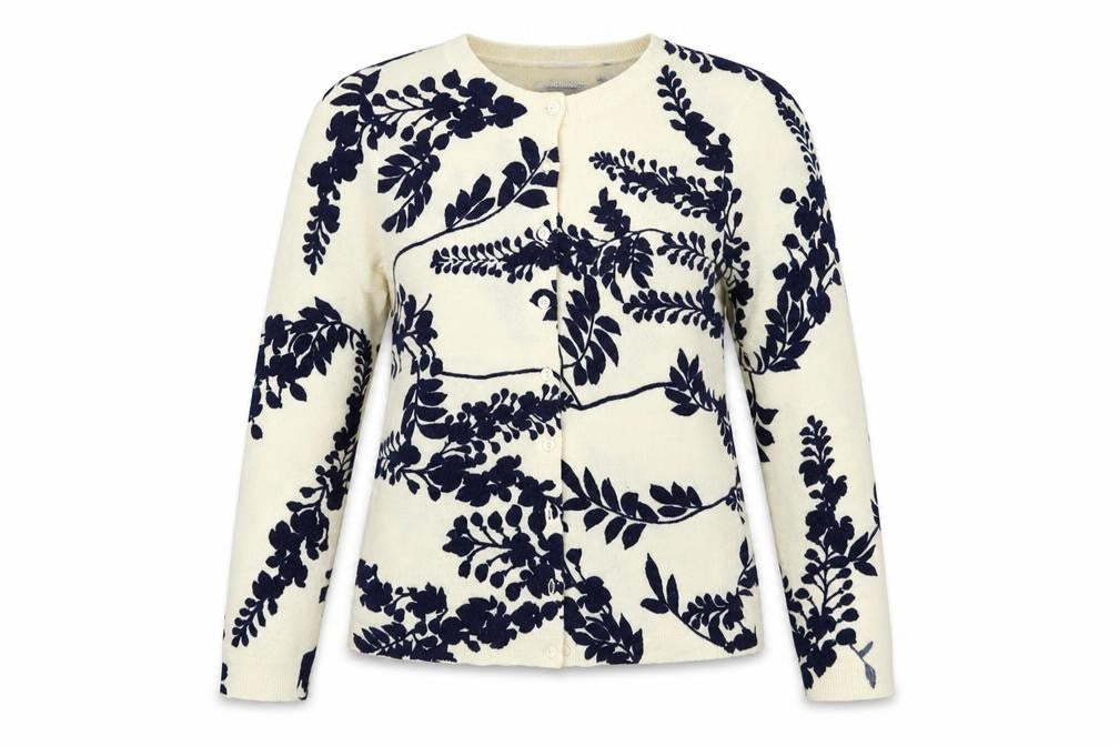 Womens UK Size 8 Marks and Spencer Ivory Full Zip Jumper