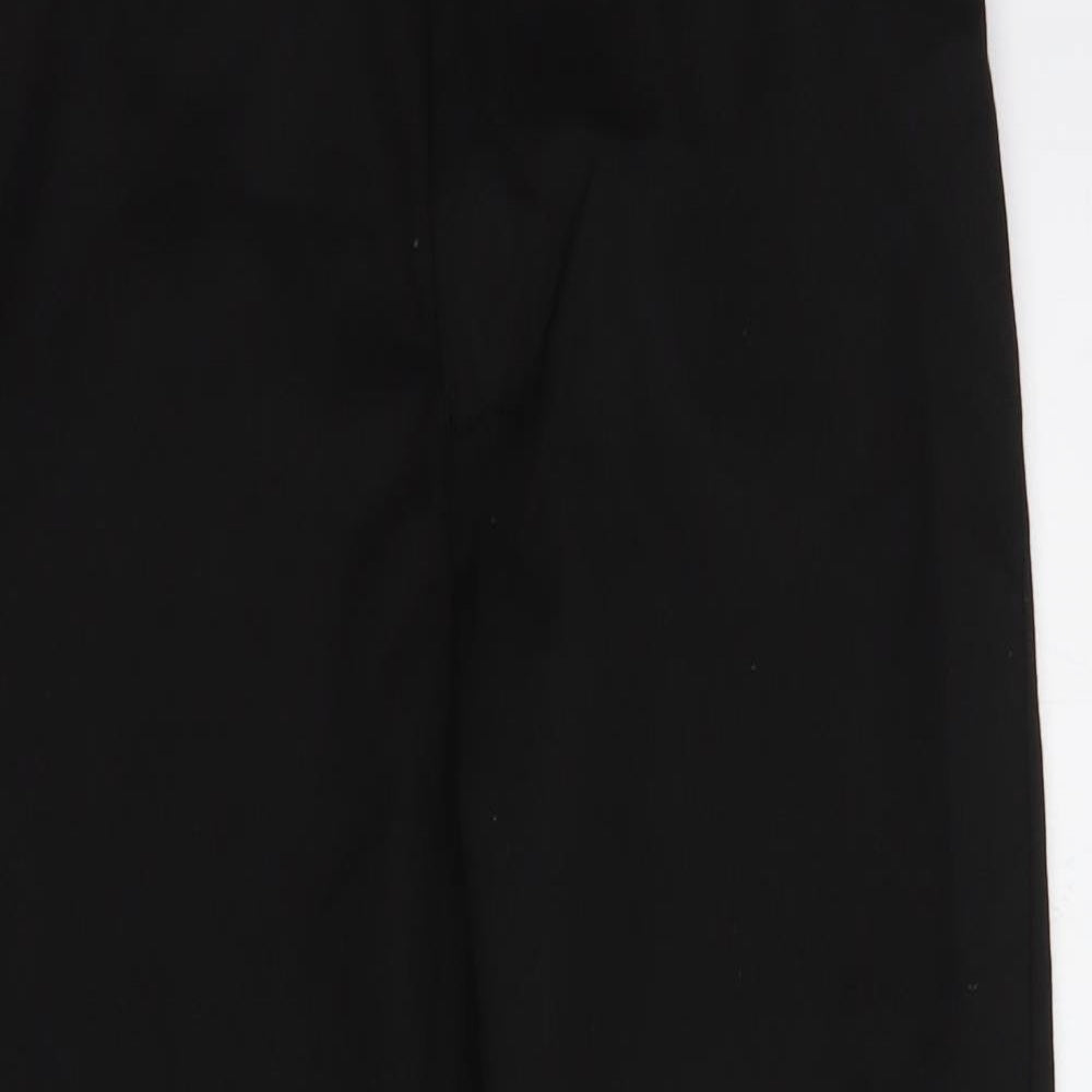 Urban Outlaws Boys Black  Polyester Dress Pants Trousers Size 12 Years  Regular Button