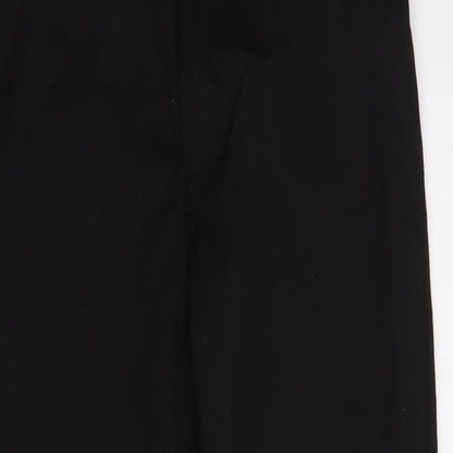 Urban Outlaws Boys Black  Polyester Dress Pants Trousers Size 12 Years  Regular Button