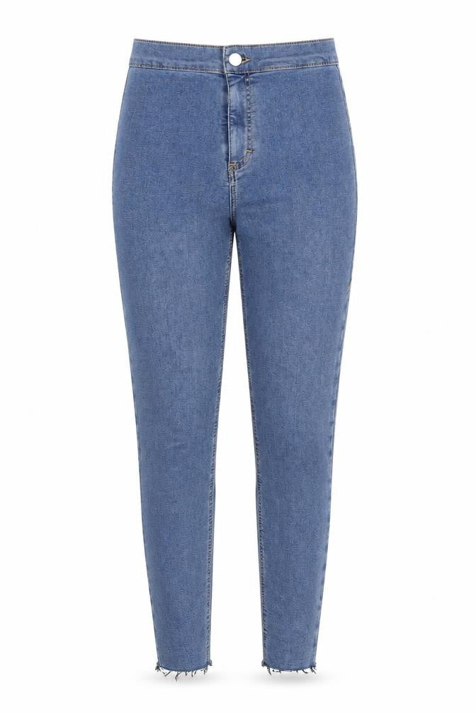 Womens UK Size 25 in Topshop Regular Fit Skinny Blue Jeans