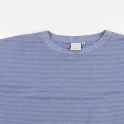 ICHI Womens Blue  Polyester Pullover Sweatshirt Size M  Pullover