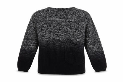 Topshop Womens Black Crew Neck  Acrylic Pullover Jumper Size 10