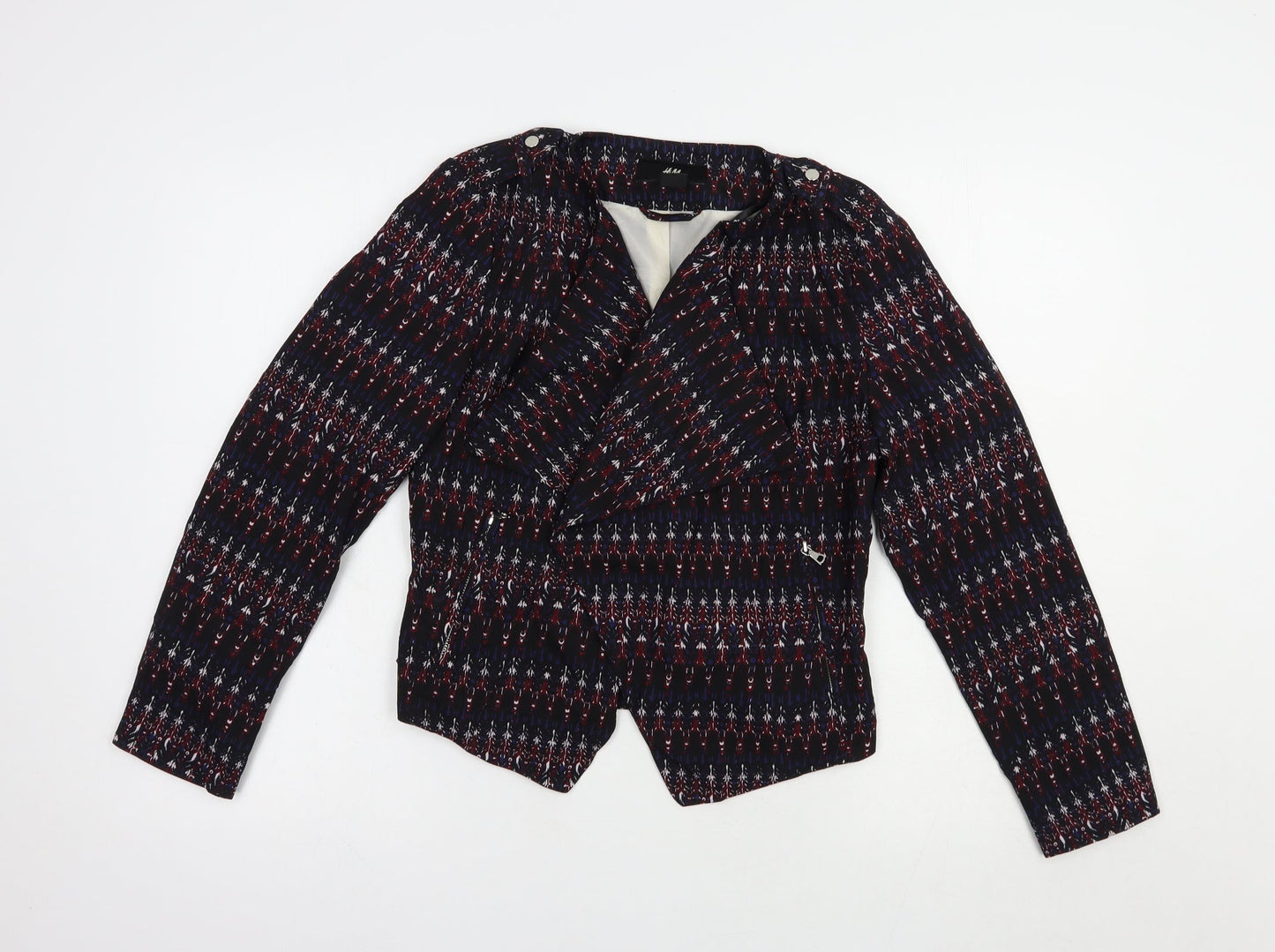 Womens UK Size 10 H&M Black Jacket