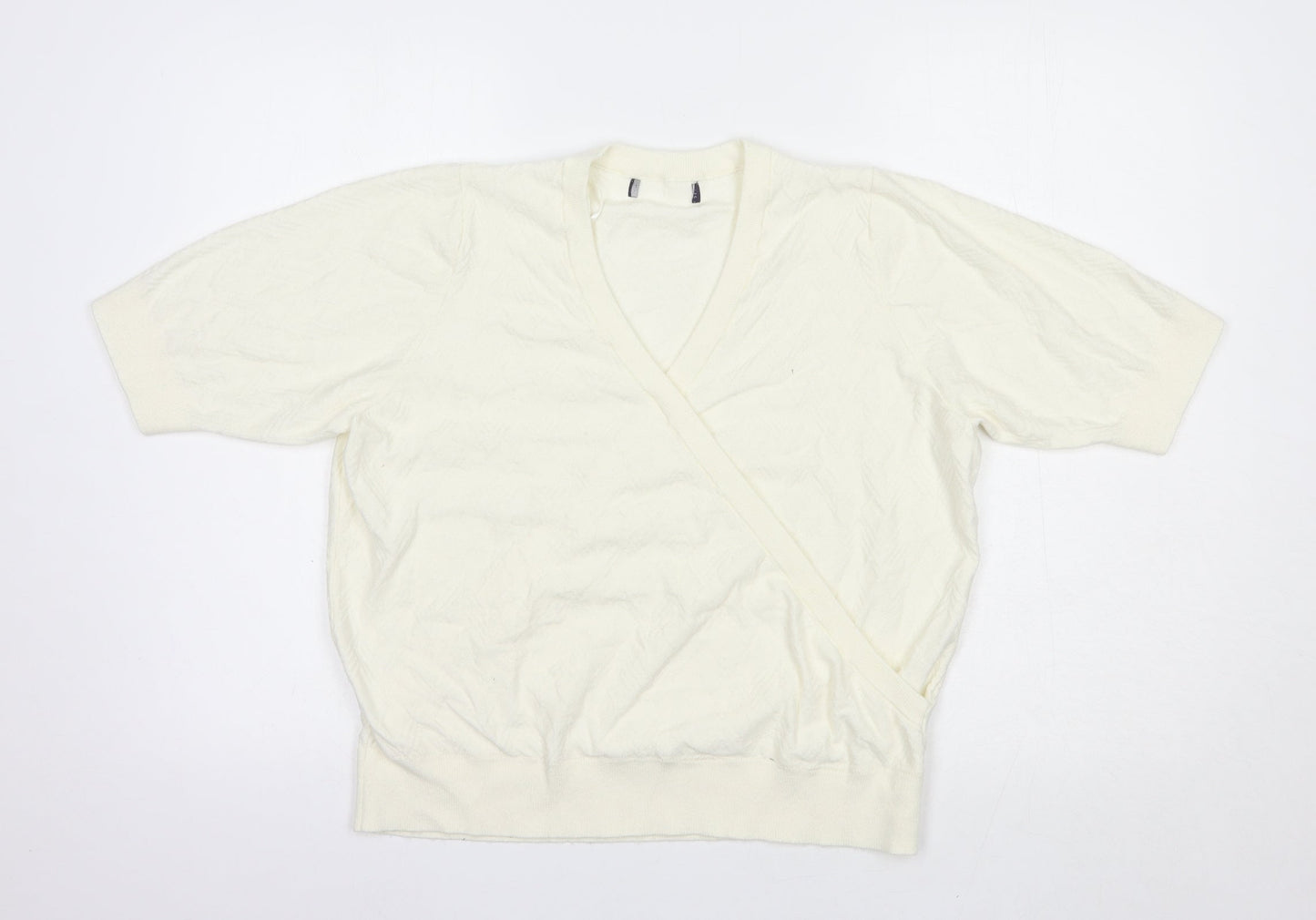 Womens UK Size L Marks and Spencer Ivory Pullover Jumper