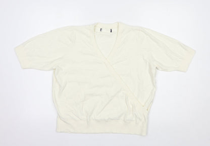 Womens UK Size L Marks and Spencer Ivory Pullover Jumper