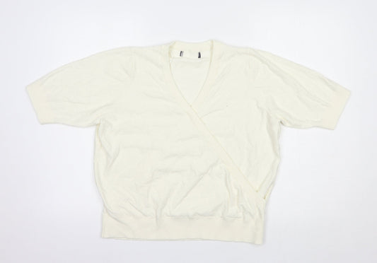 Womens UK Size L Marks and Spencer Ivory Pullover Jumper