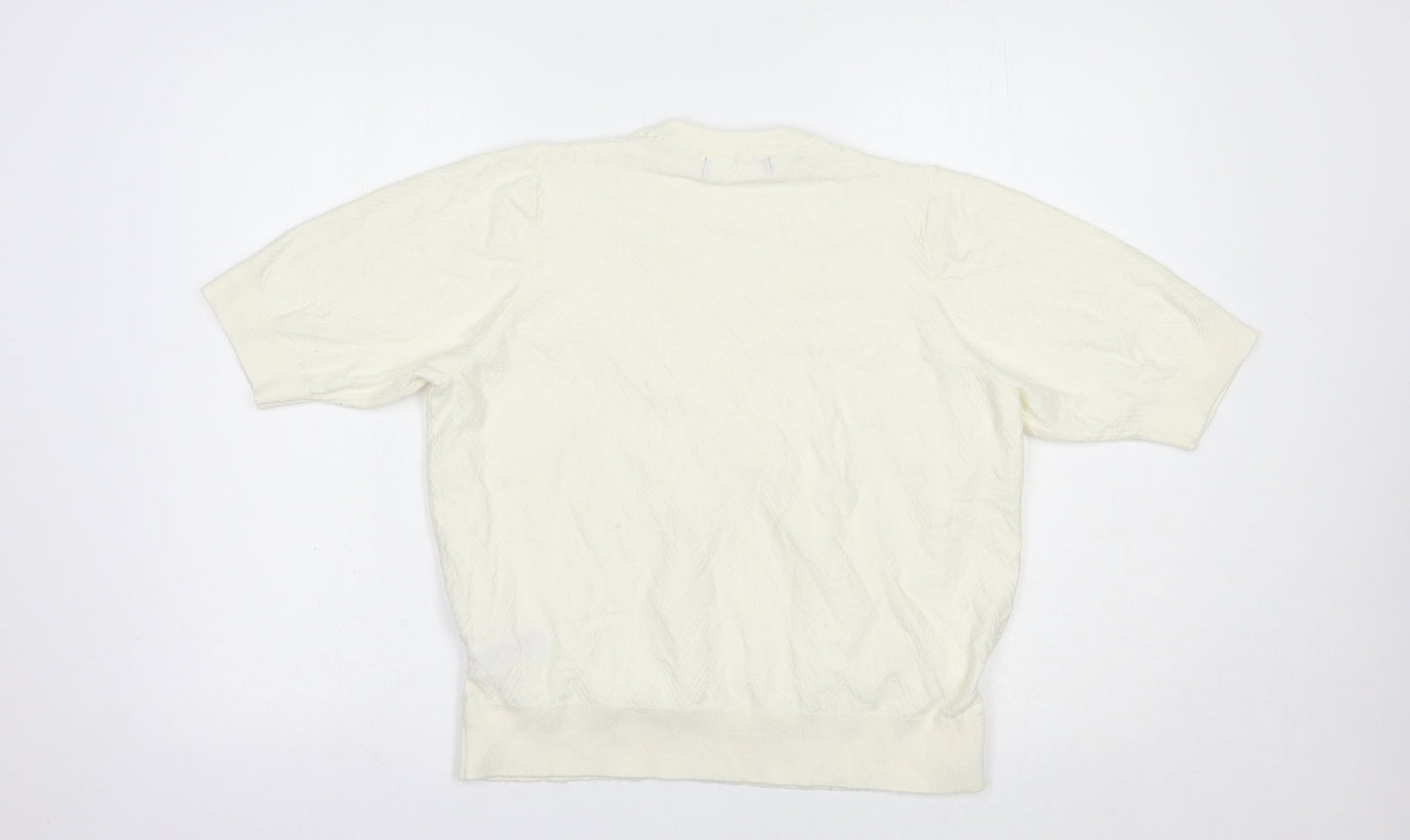 Womens UK Size L Marks and Spencer Ivory Pullover Jumper