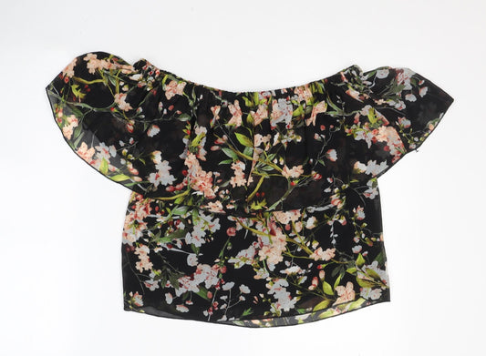 Womens UK Size 12 PARISIAN SIGNATURE Black Basic Blouse