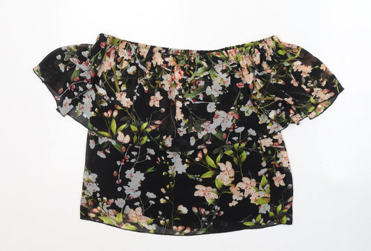 Womens UK Size 12 PARISIAN SIGNATURE Black Basic Blouse