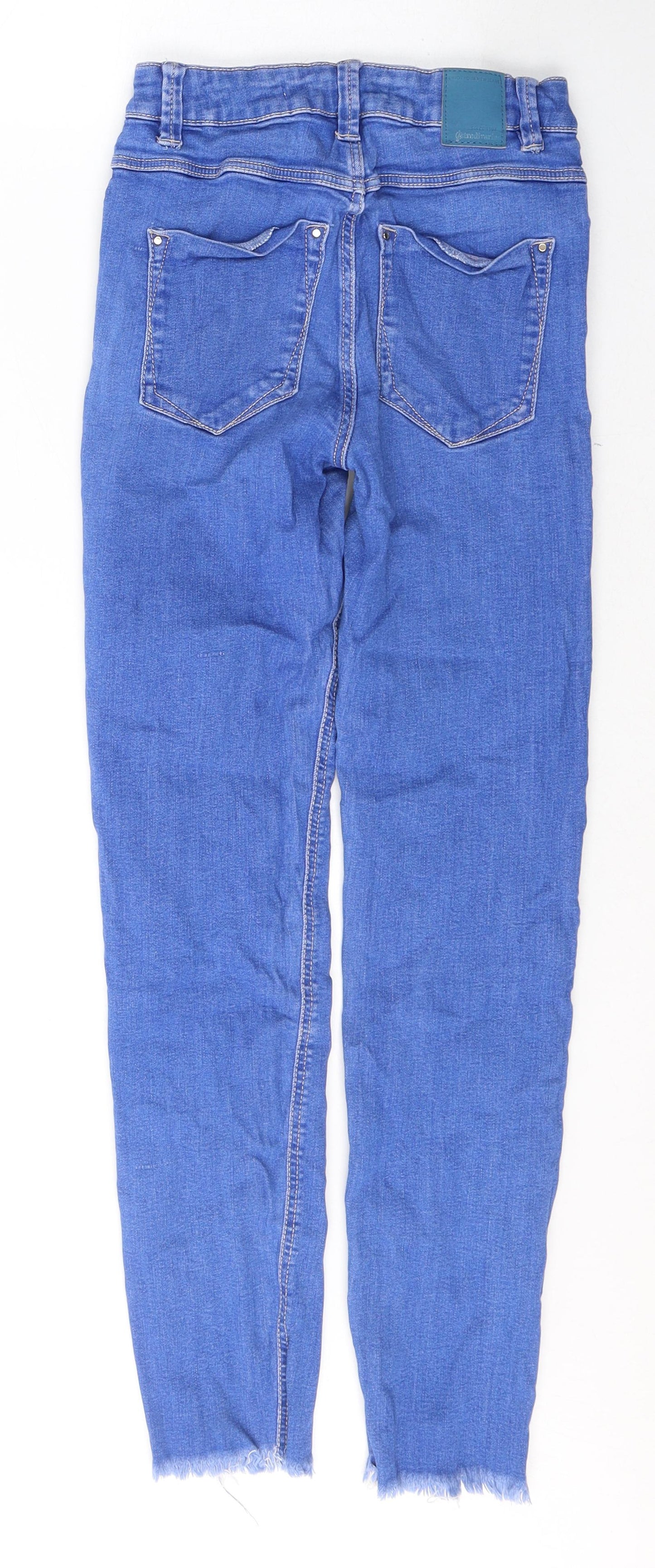 Womens UK Size 6 Stradivarius Slim Fit Skinny Blue Jeans