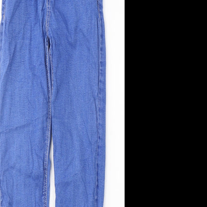 Womens UK Size 6 Stradivarius Slim Fit Skinny Blue Jeans
