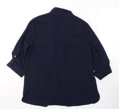 Womens UK Size 14 Warehouse Blue Jacket