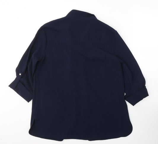 Womens UK Size 14 Warehouse Blue Jacket