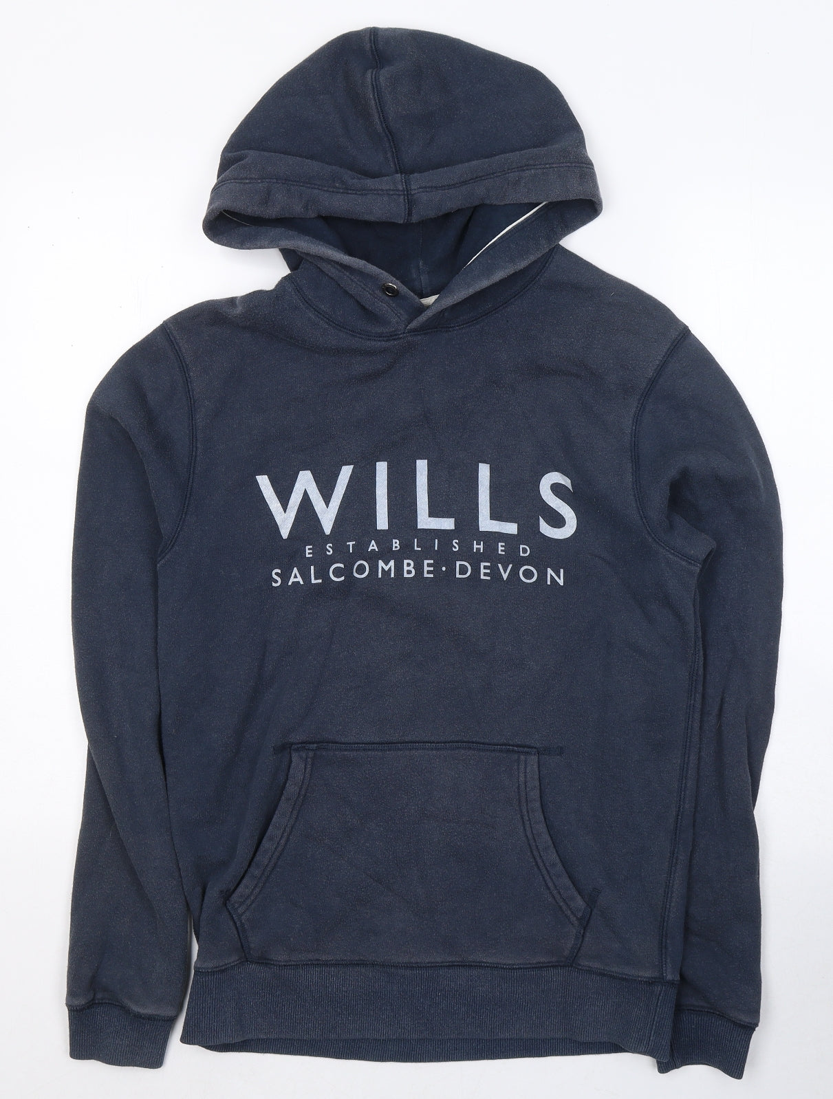 Mens UK Size XS Jack Wills Blue Pullover Hoodie