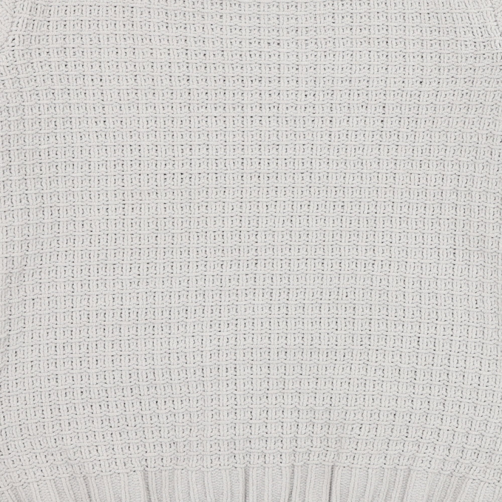 Womens UK Size M River Island Grey Pullover Jumper