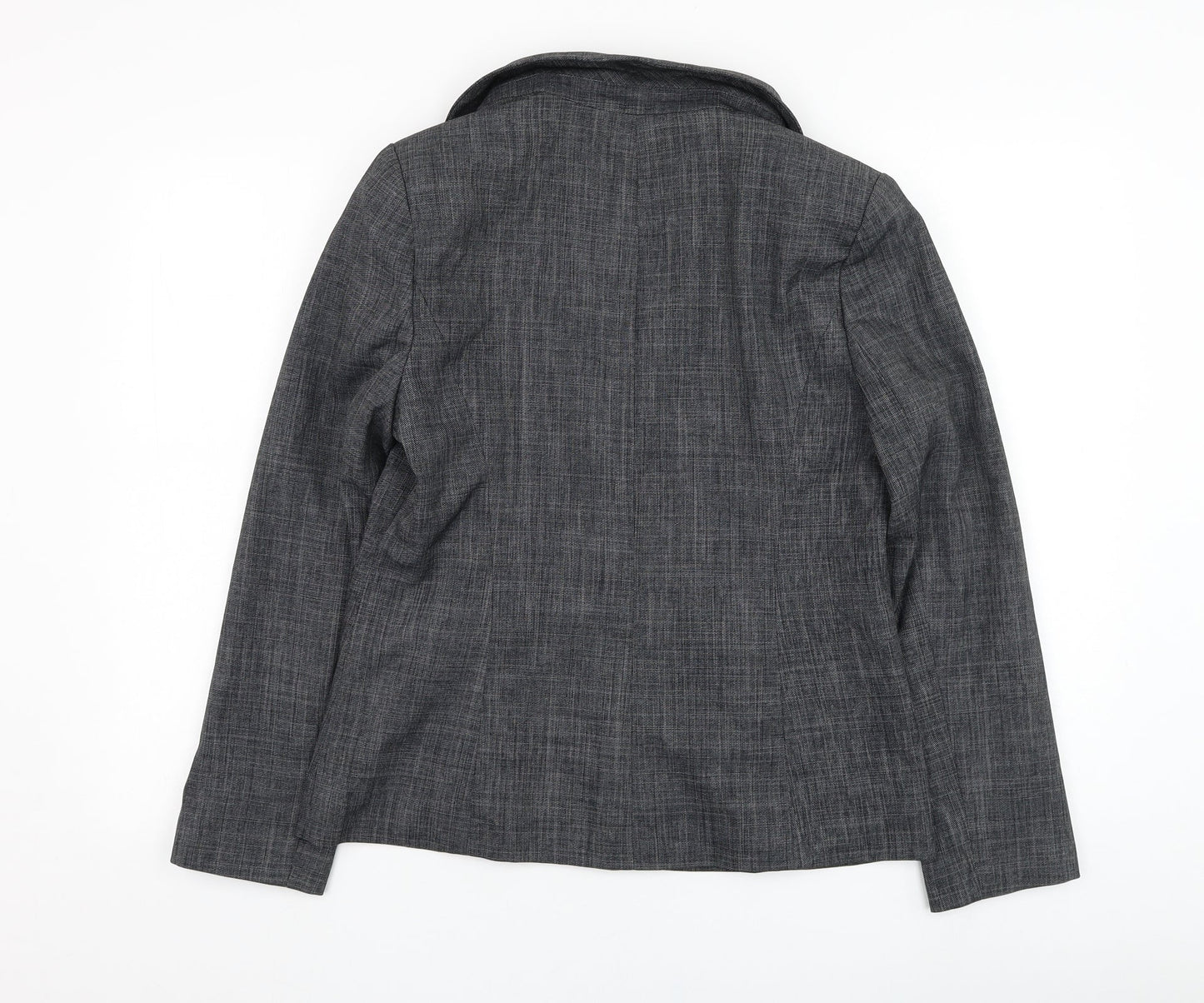 Papaya Womens Grey   Jacket Blazer Size 12  Button