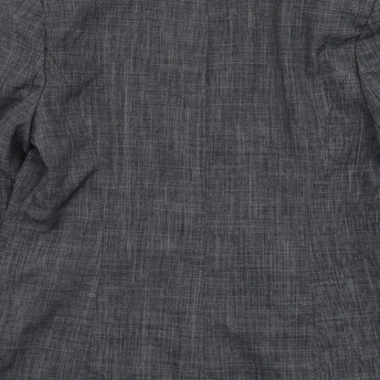Papaya Womens Grey   Jacket Blazer Size 12  Button
