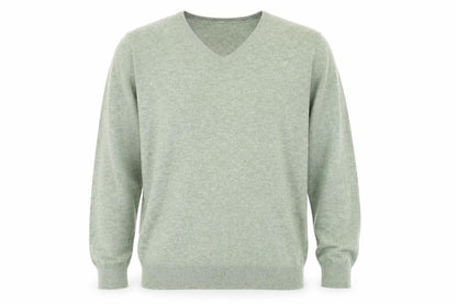 Ty Mens Green Round Neck  Cotton Pullover Jumper Size L