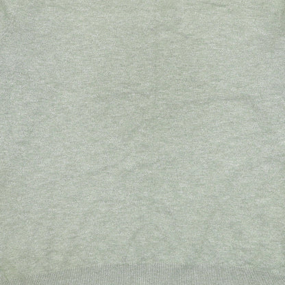 Ty Mens Green Round Neck  Cotton Pullover Jumper Size L