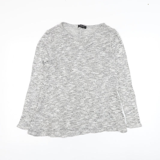 Womens UK Size 8 New Look Grey Pullover Jumper