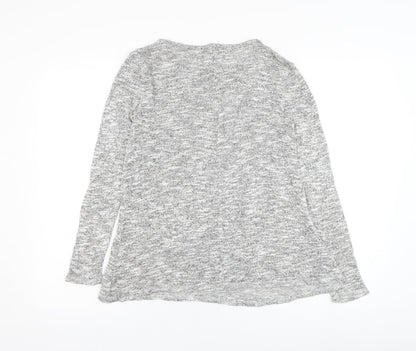 Womens UK Size 8 New Look Grey Pullover Jumper