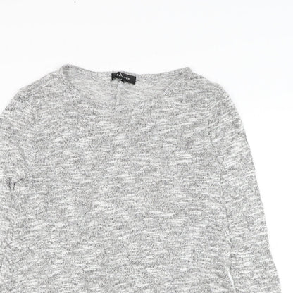 Womens UK Size 8 New Look Grey Pullover Jumper