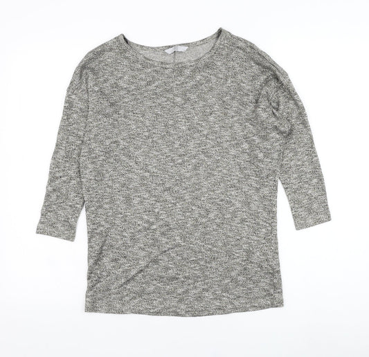 TU Womens Gold Round Neck  Viscose Pullover Jumper Size 10