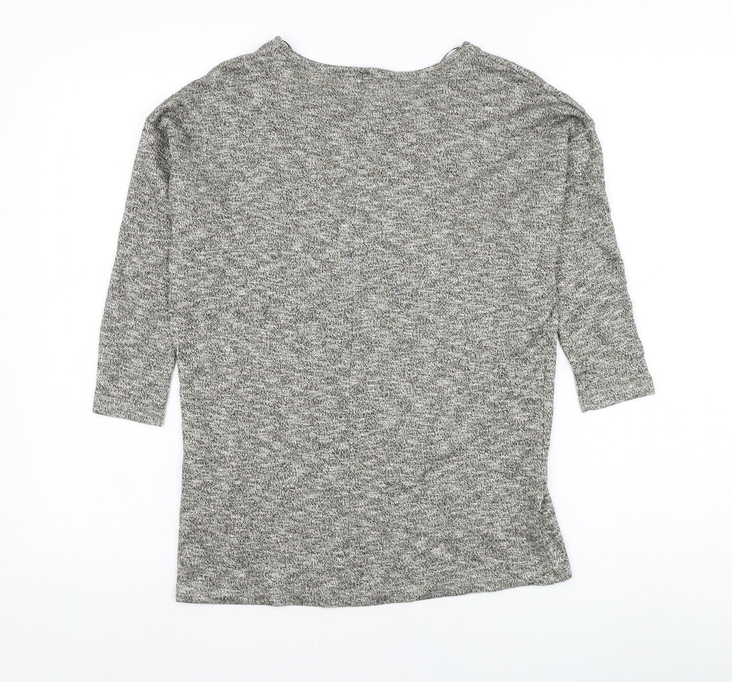 TU Womens Gold Round Neck  Viscose Pullover Jumper Size 10