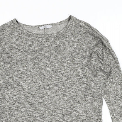 TU Womens Gold Round Neck  Viscose Pullover Jumper Size 10