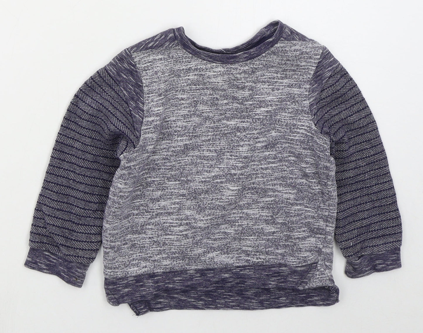 Nutmeg Boys Blue Striped Cotton Pullover Sweatshirt Size 2-3 Years  Pullover