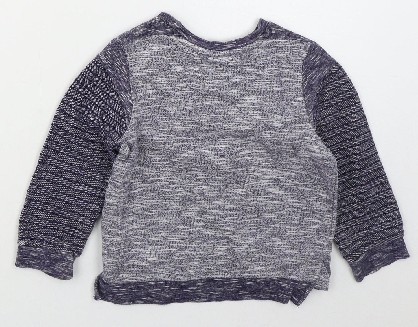 Nutmeg Boys Blue Striped Cotton Pullover Sweatshirt Size 2-3 Years  Pullover