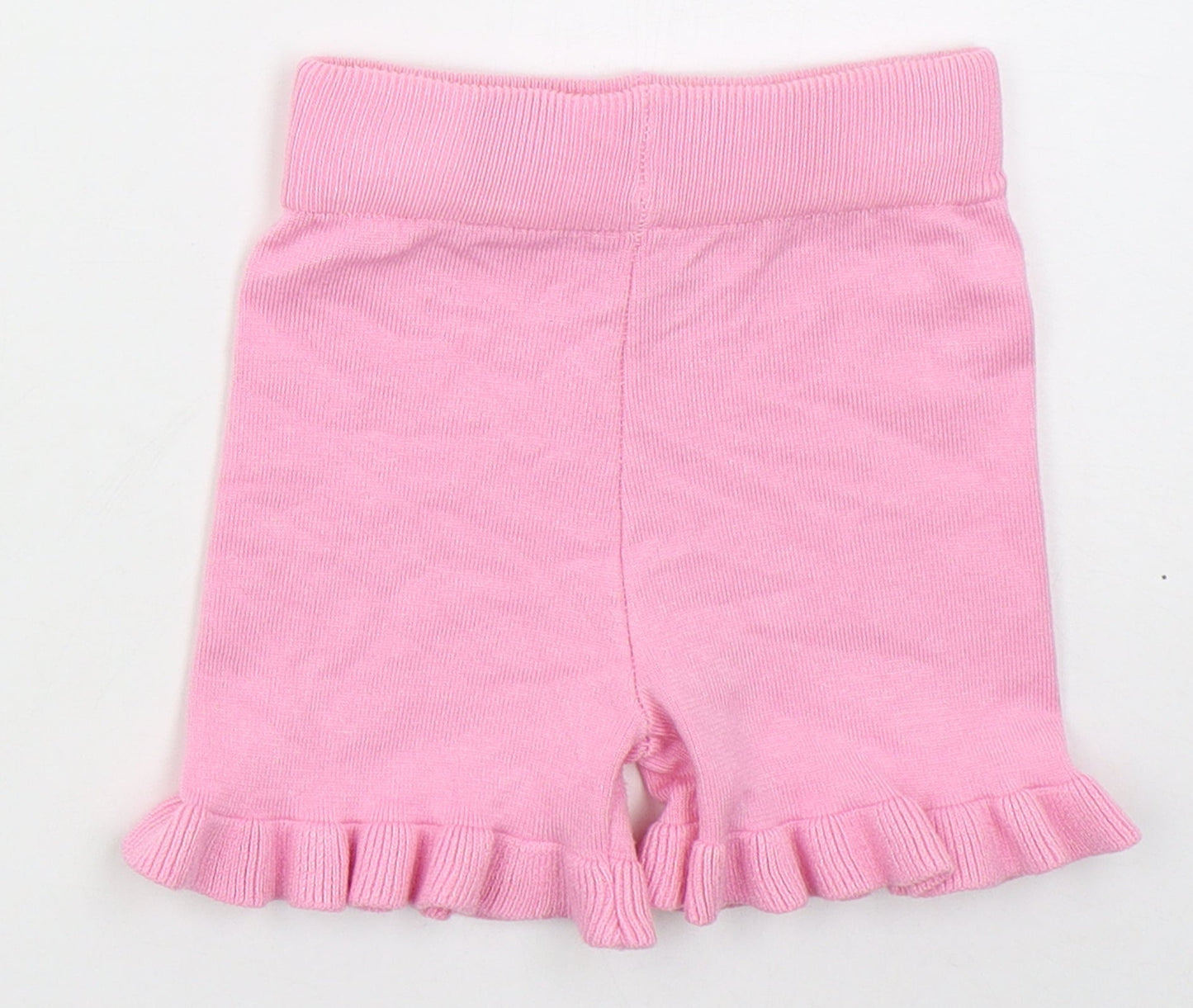 Yoyo S Girls Red  Acrylic Mom Shorts Size 6 Years  Regular