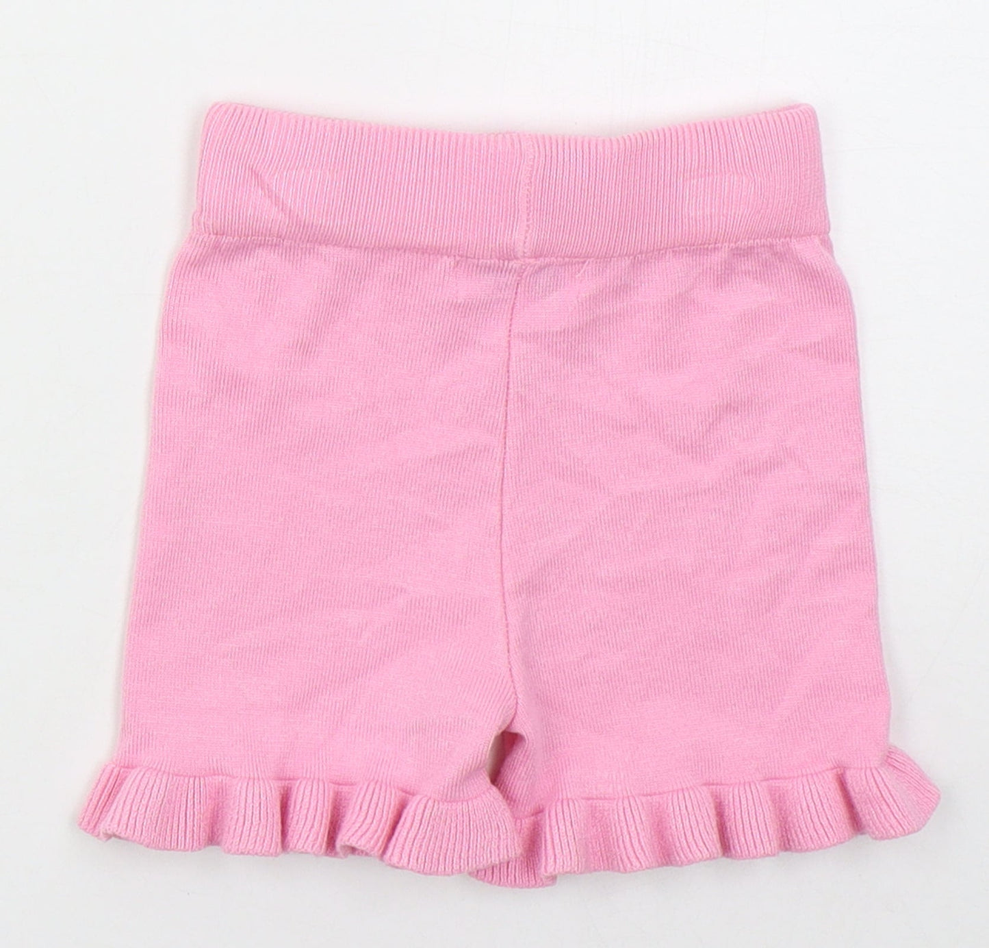 Yoyo S Girls Red  Acrylic Mom Shorts Size 6 Years  Regular
