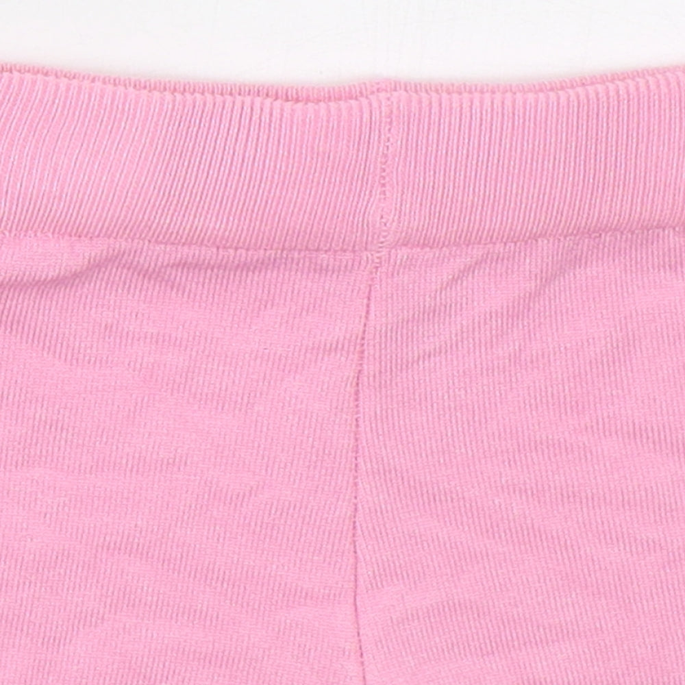Yoyo S Girls Red  Acrylic Mom Shorts Size 6 Years  Regular