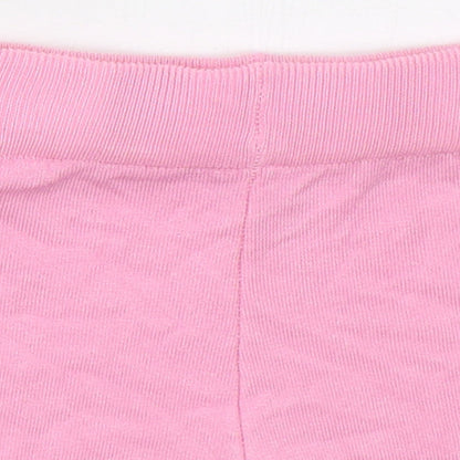 Yoyo S Girls Red  Acrylic Mom Shorts Size 6 Years  Regular