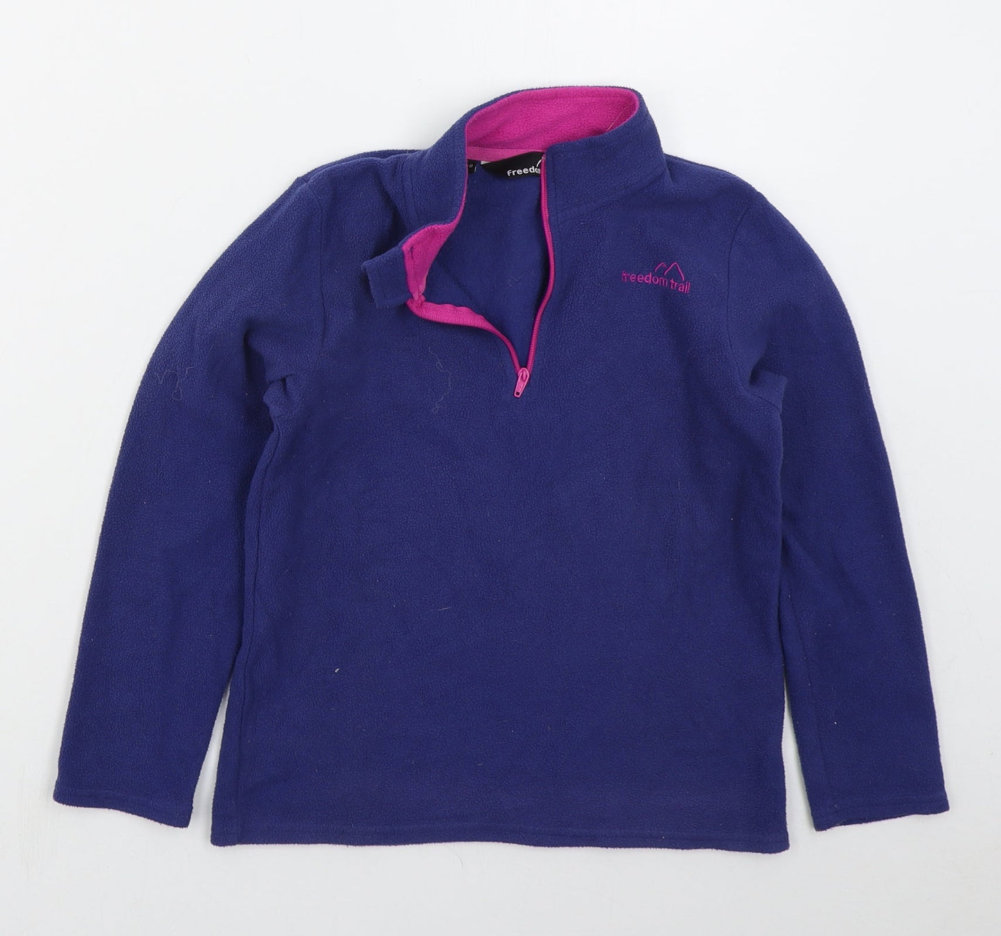 Freedom Trail Girls Blue   Jacket  Size 7-8 Years  Zip