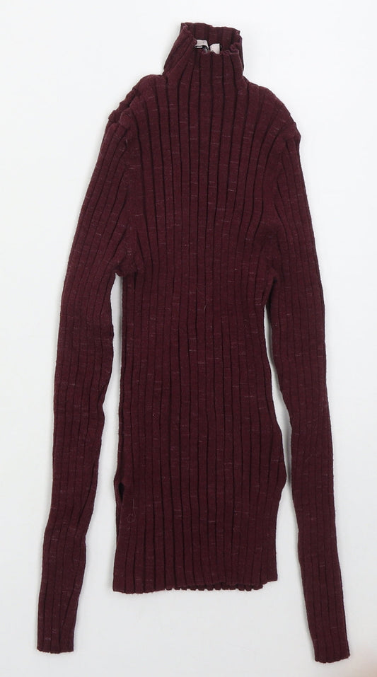 Womens UK Size M Topshop Purple Pullover Jumper